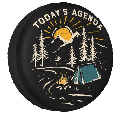  Adventure Camper Tire Cover for Trailer SUV 