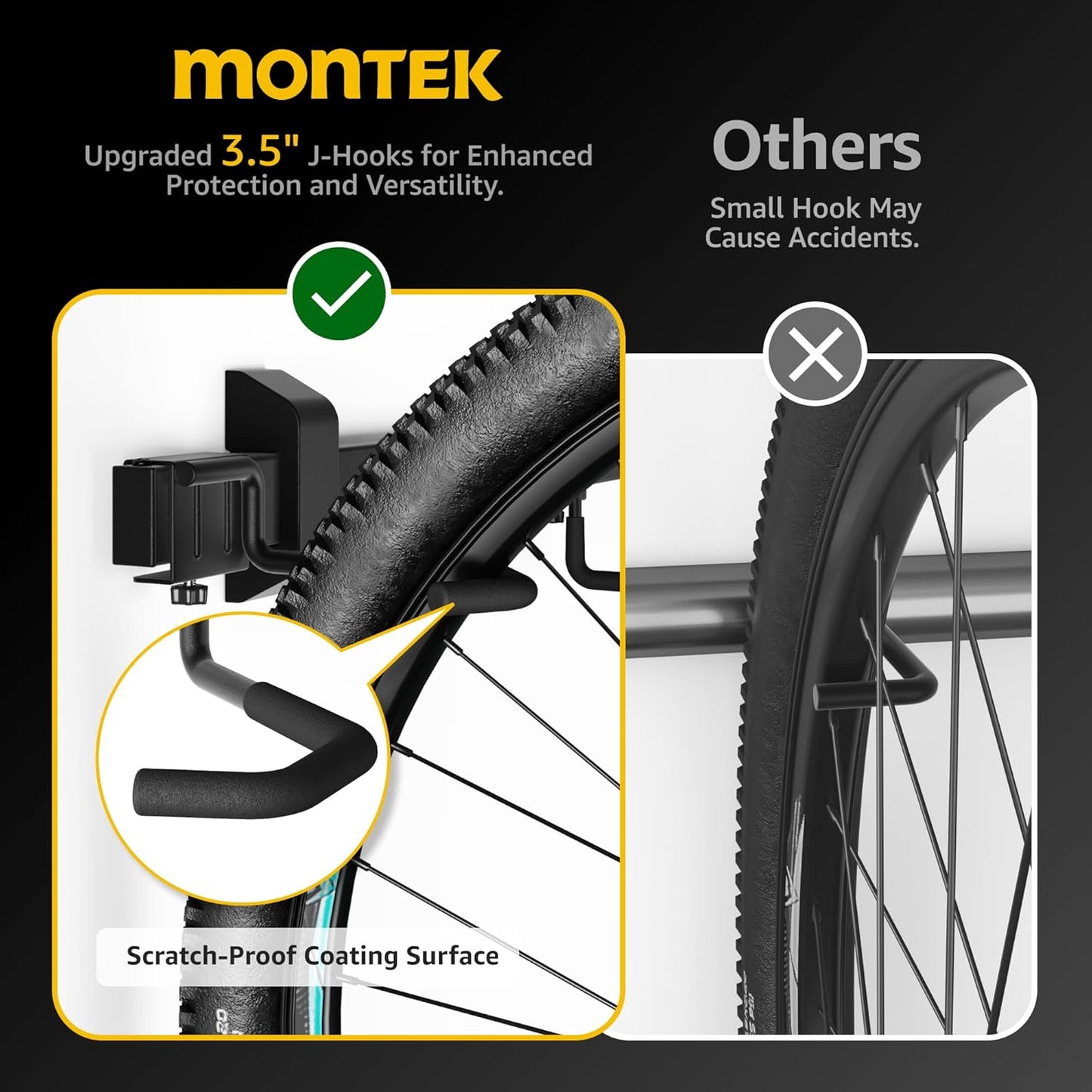Heavy-Duty adjustable 4-Bike Bike Storage Rack 