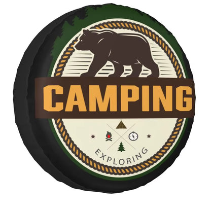  Adventure Camper Tire Cover for Trailer SUV 