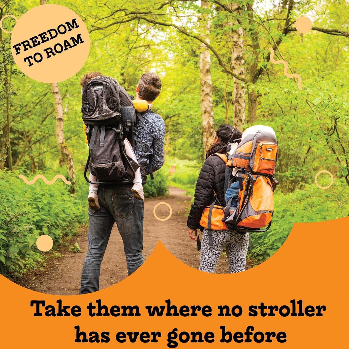 Hiking Baby Carrier Backpack with Hood