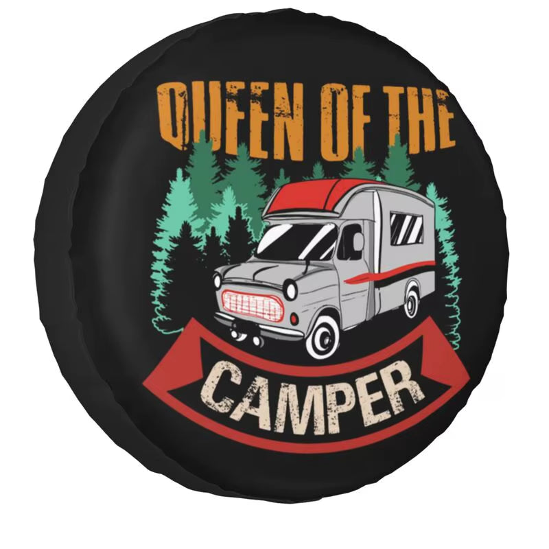  Adventure Camper Tire Cover for Trailer SUV 
