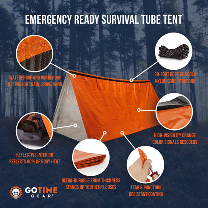Ultralight Emergency Survival Shelter for two