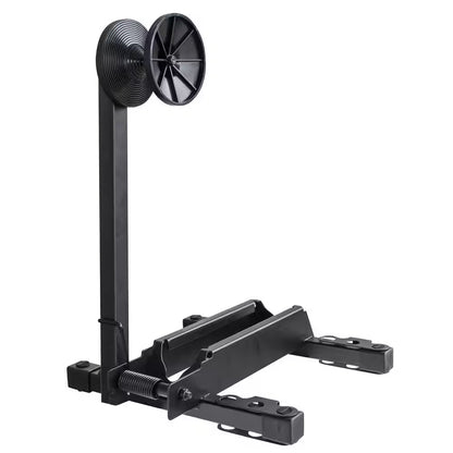 Black 1-Bike Portable Floor Stand Garage Bike Rack