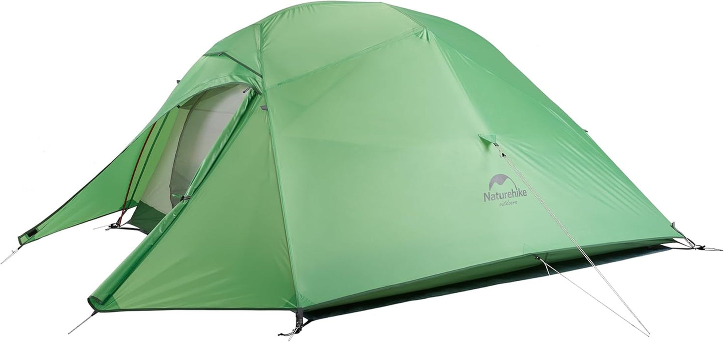Camping Tent Waterproof Professional Tent Ultralight Trekking Tent 4 Seasons Tent 3 People Outdoor Camping Lightweight Tent Backpacking Cycling Hiking | with Footprint, Free Standing, Dome, Camping, Hiking, Waterproof