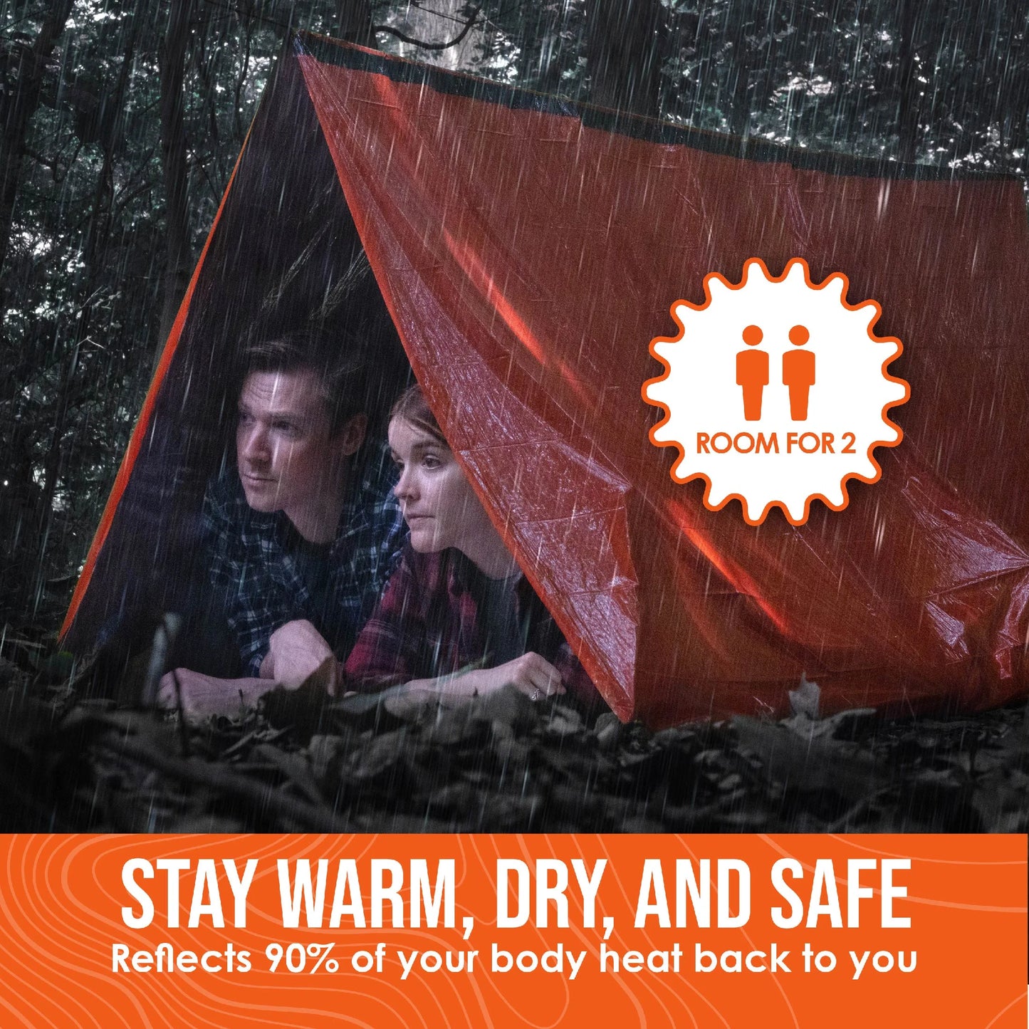 Ultralight Emergency Survival Shelter for two