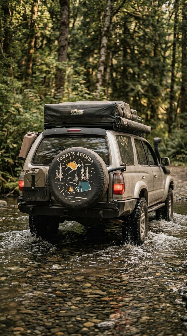 Lifestyle Tire Cover for Trailer and SUV