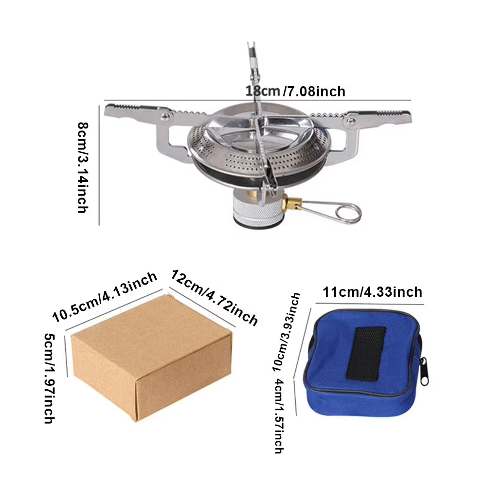 Outdoor Camping Gas Stove Mini Gas Burner 