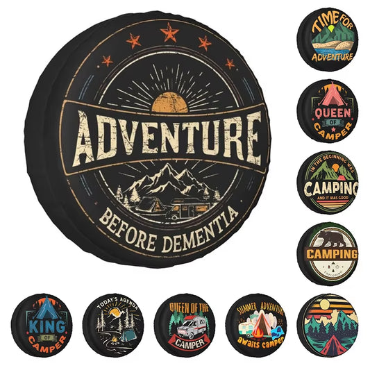  Adventure Camper Tire Cover for Trailer SUV 