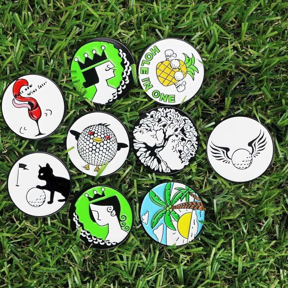  Golf Ball Markers  - Soft Enamel Technique