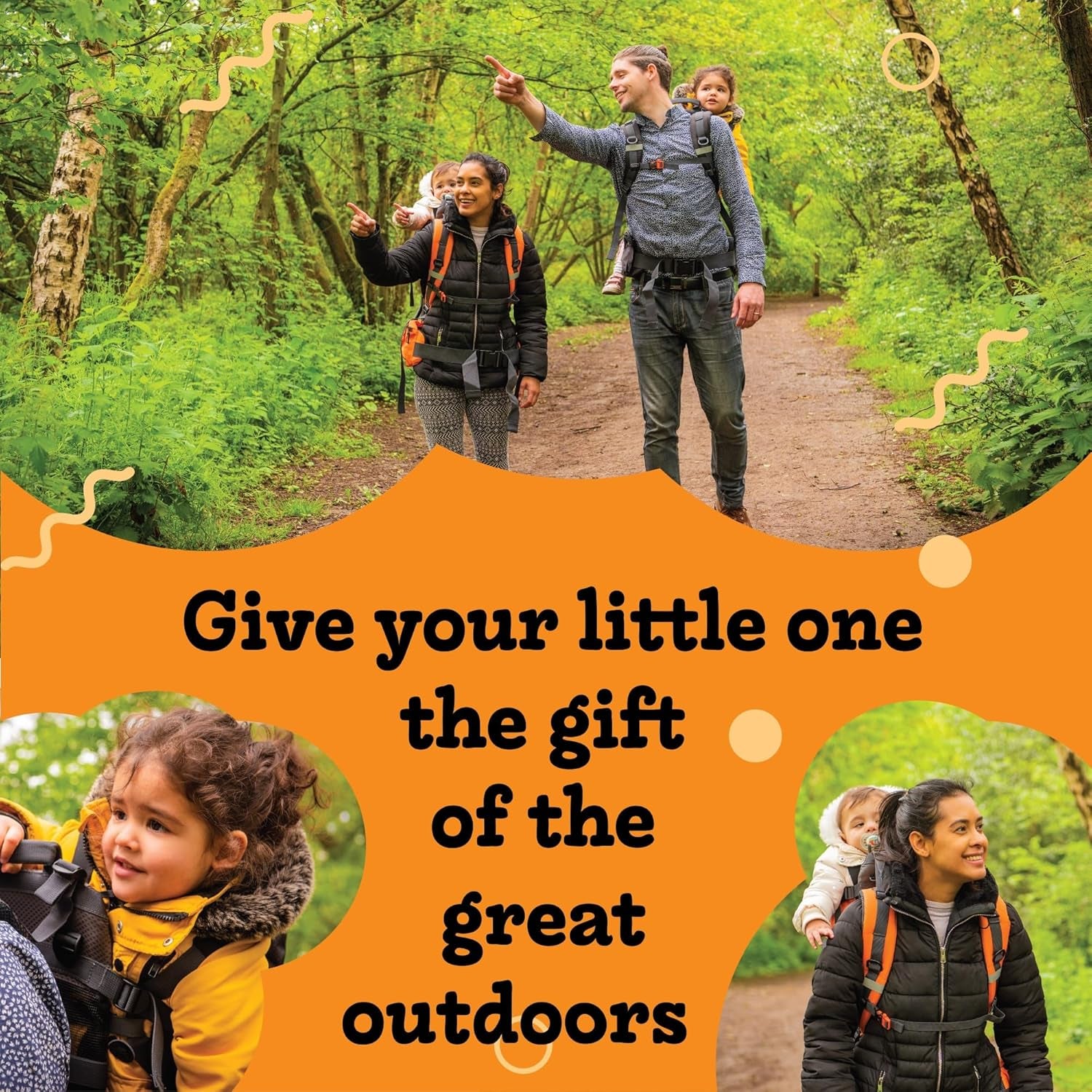 Hiking Baby Carrier Backpack with Hood