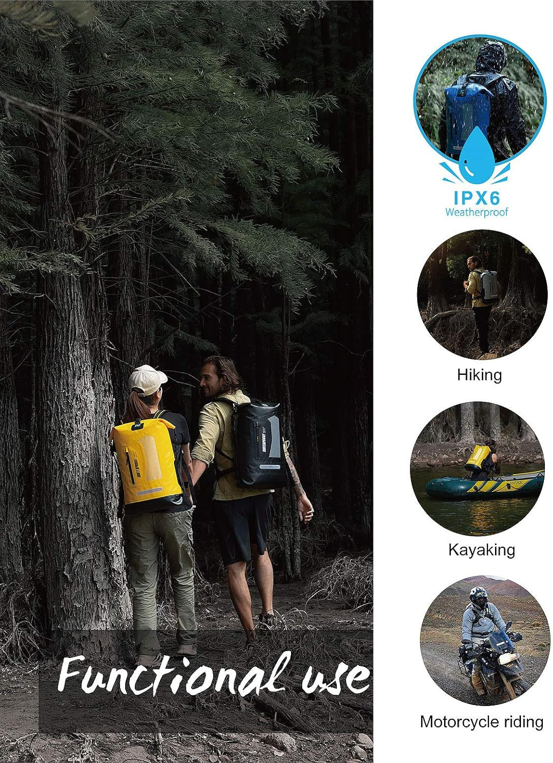 Waterproof Backpack  20L/30L/40L