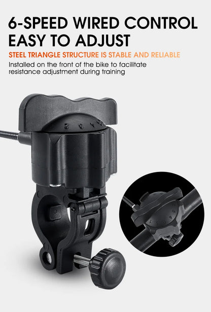 6 Speed Indoor Magnetic Resistance Cycling Trainer